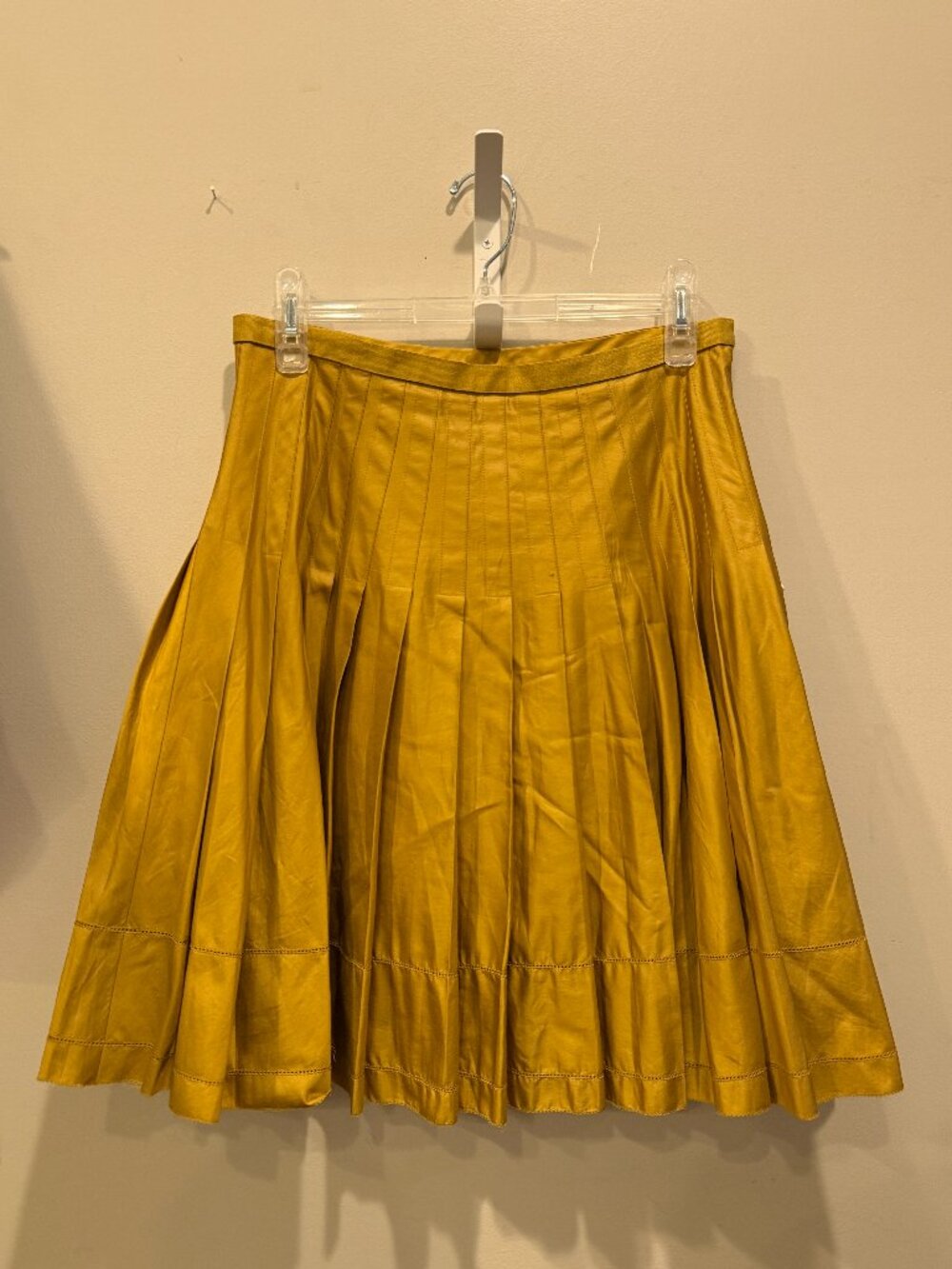 Ted Baker Pleated Skirt — Mustard, Ted Baker Size 2 (US 6)